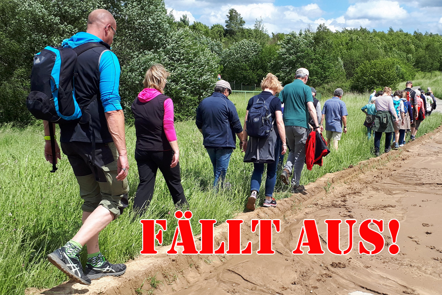 Wanderung fällt aus!