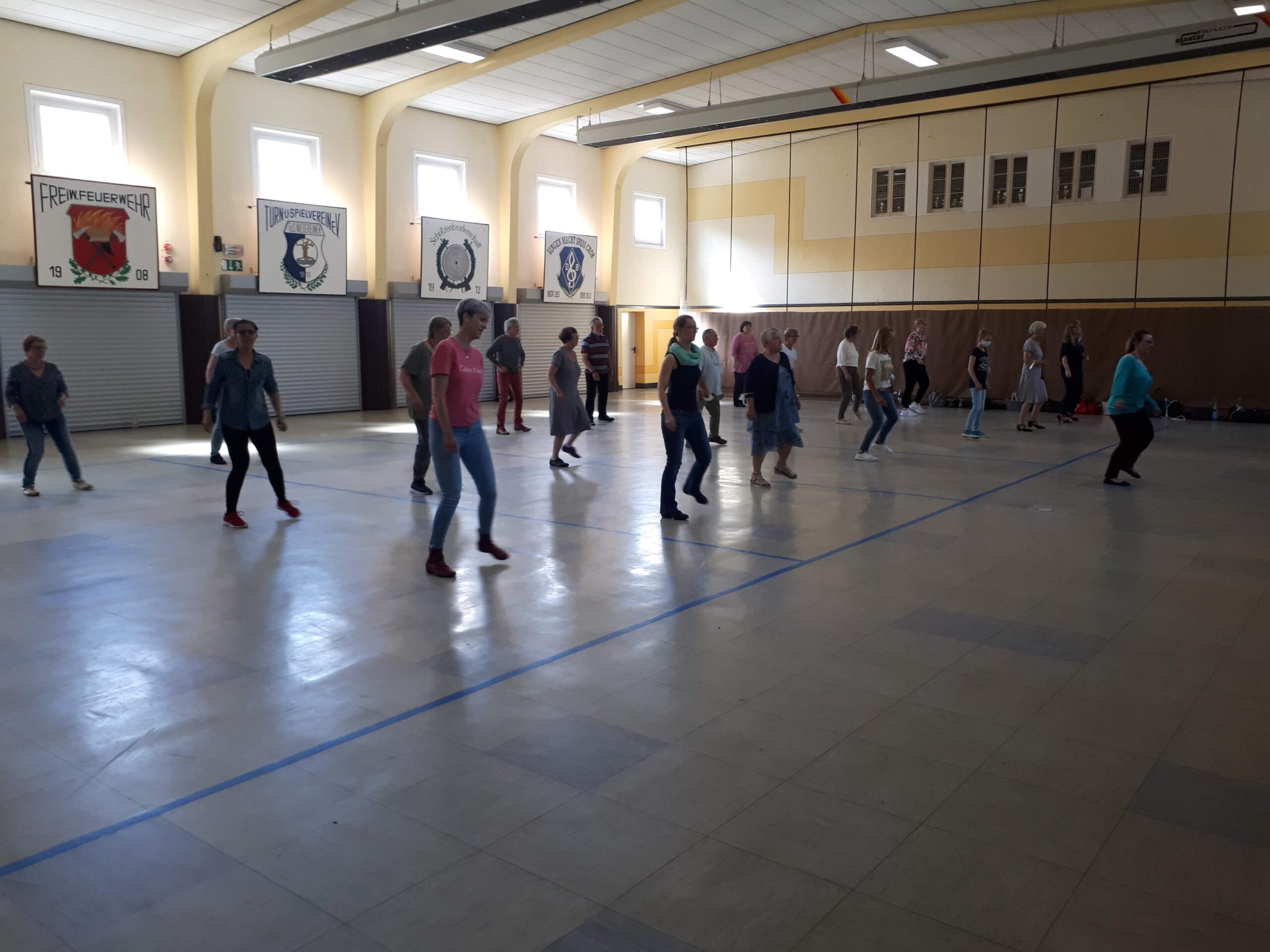 Line Dance: Freies Training
